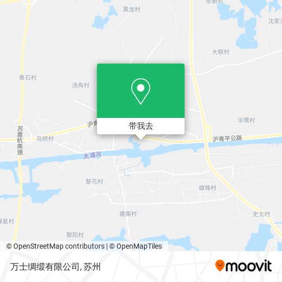 万士绸缎有限公司地图