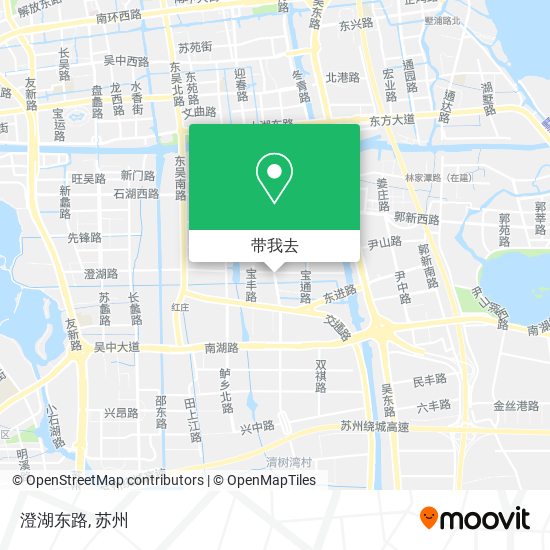 澄湖东路地图