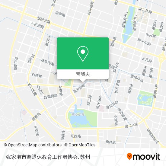 张家港市离退休教育工作者协会地图
