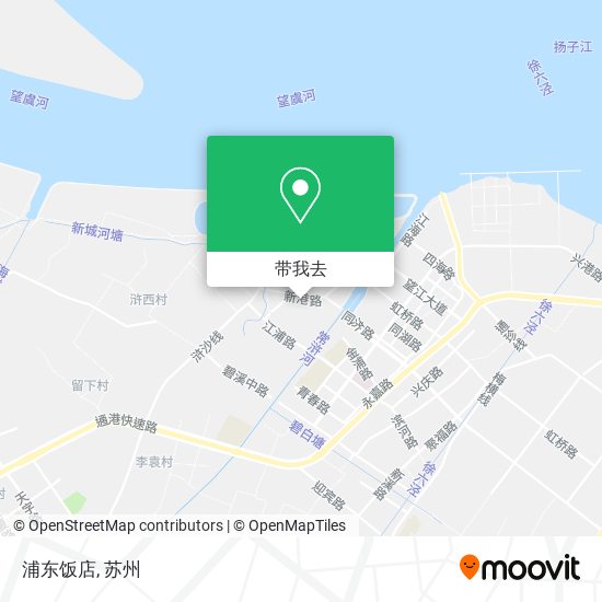 浦东饭店地图