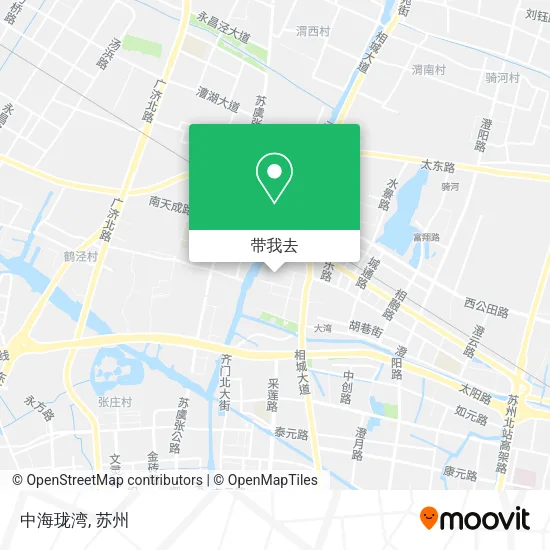 中海珑湾地图