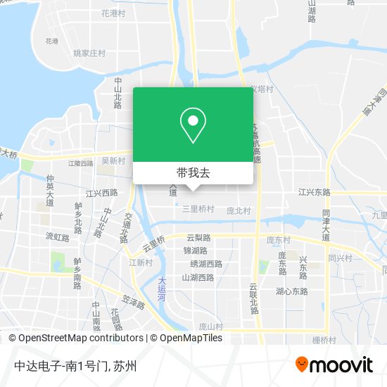 中达电子-南1号门地图