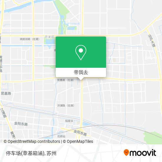 停车场(章基箱涵)地图