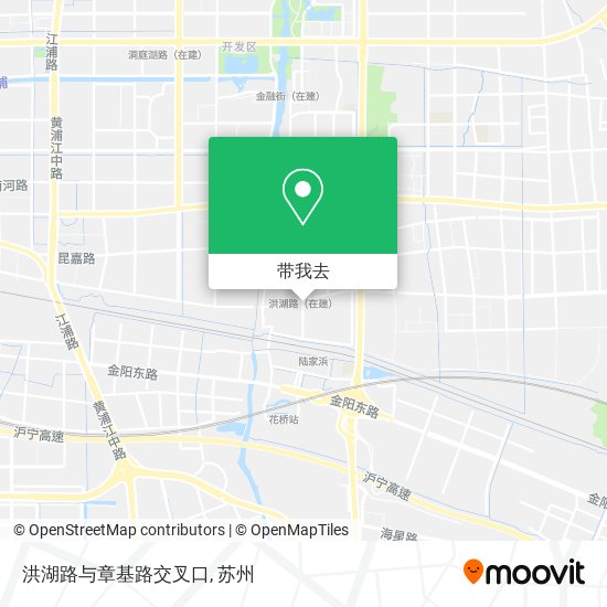 洪湖路与章基路交叉口地图