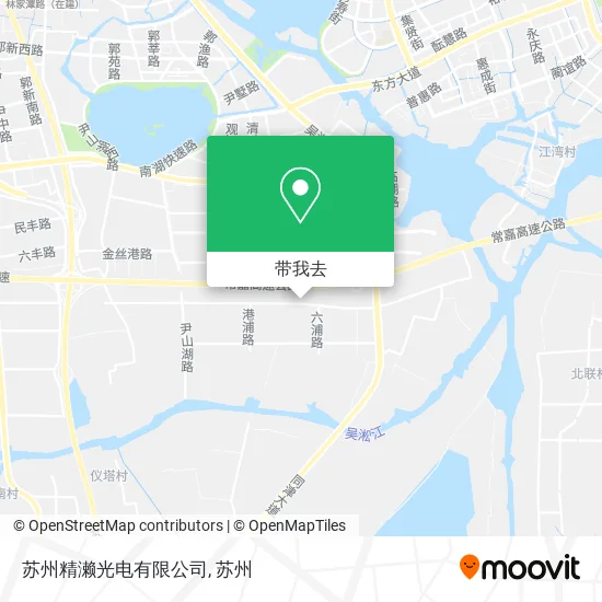 苏州精濑光电有限公司地图