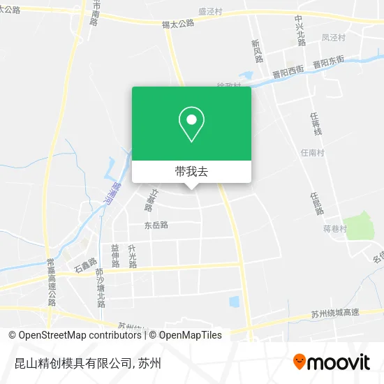 昆山精创模具有限公司地图