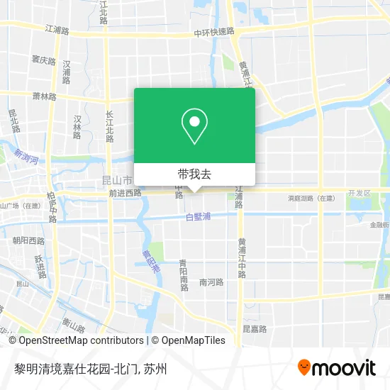 黎明清境嘉仕花园-北门地图
