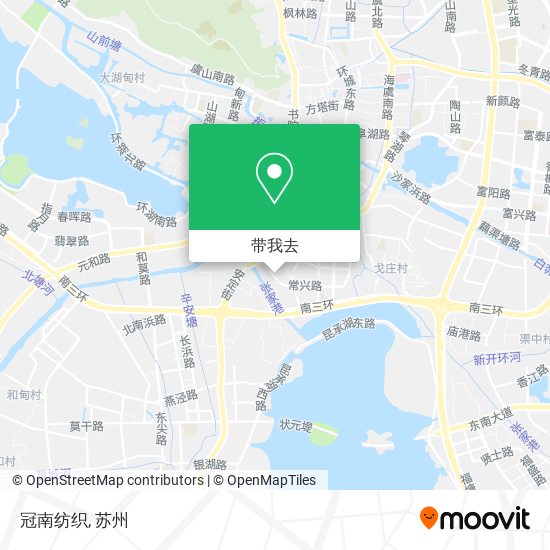 冠南纺织地图