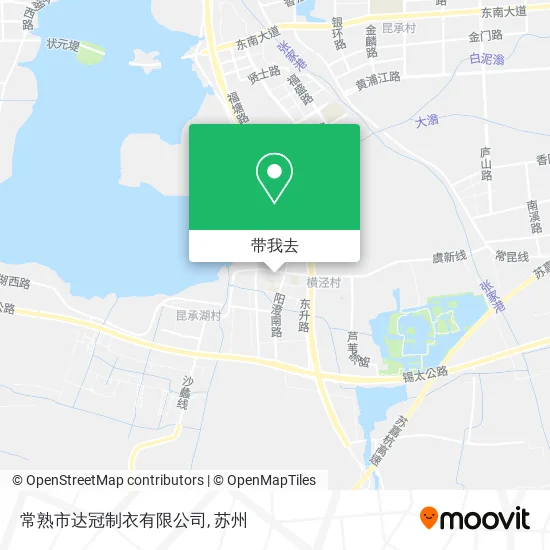 常熟市达冠制衣有限公司地图