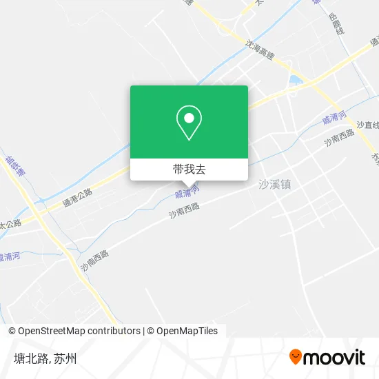 塘北路地图