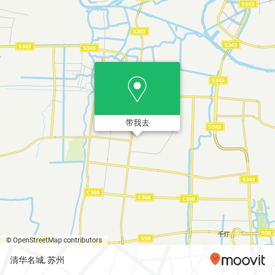 清华名城地图