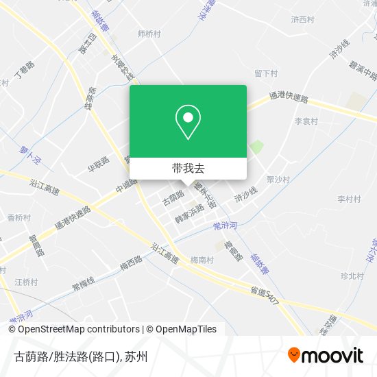 古荫路/胜法路(路口)地图