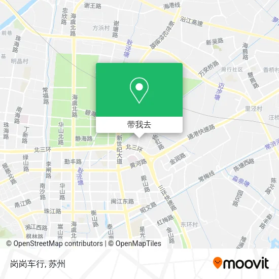 岗岗车行地图