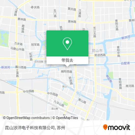 昆山涉洋电子科技有限公司地图