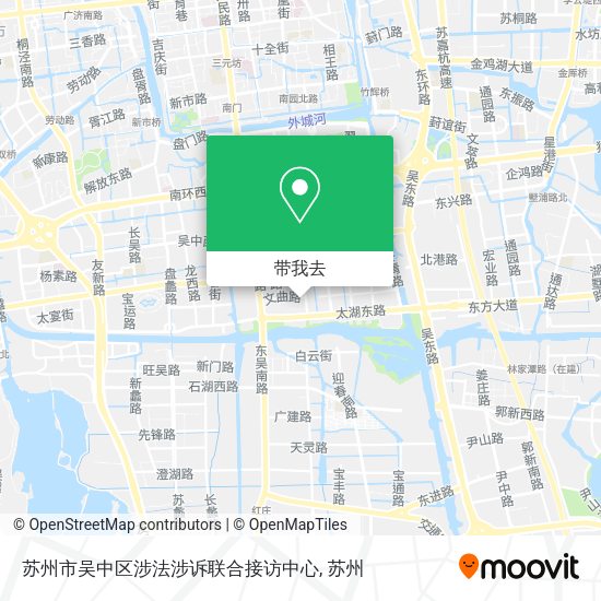 苏州市吴中区涉法涉诉联合接访中心地图
