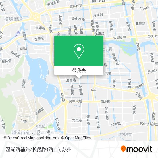 澄湖路辅路/长蠡路(路口)地图