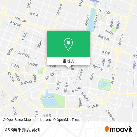 A&B向阳弄店地图