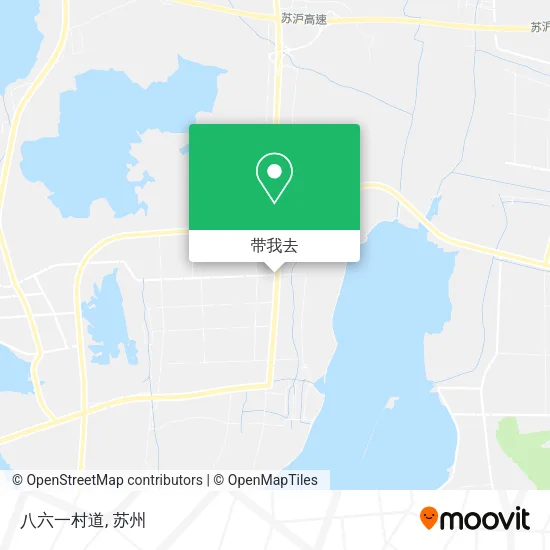 八六一村道地图