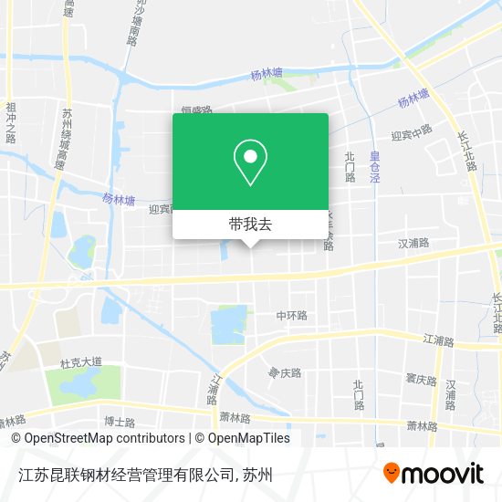 江苏昆联钢材经营管理有限公司地图