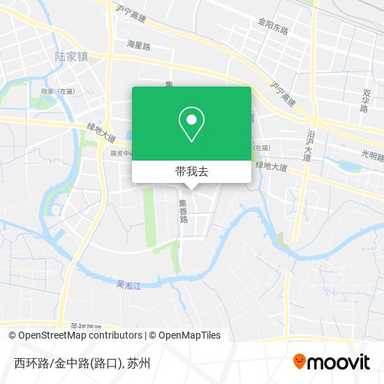 西环路/金中路(路口)地图