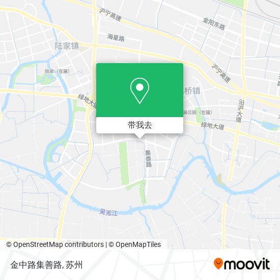 金中路集善路地图