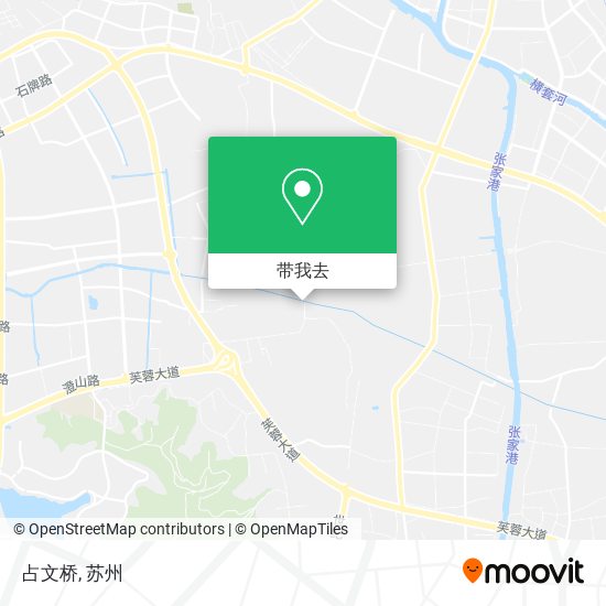 占文桥地图