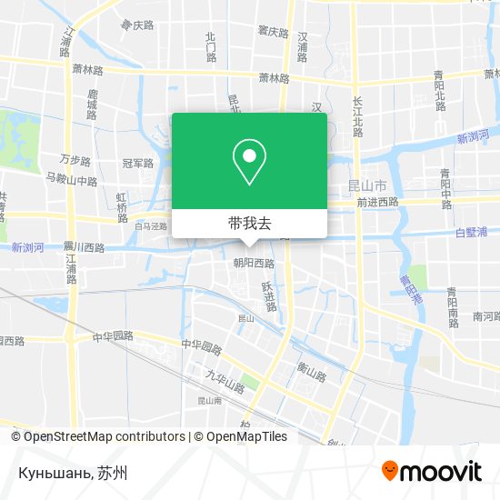 Куньшань地图