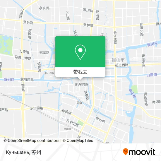 Куньшань地图