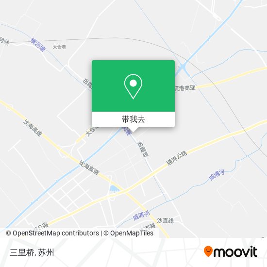三里桥地图