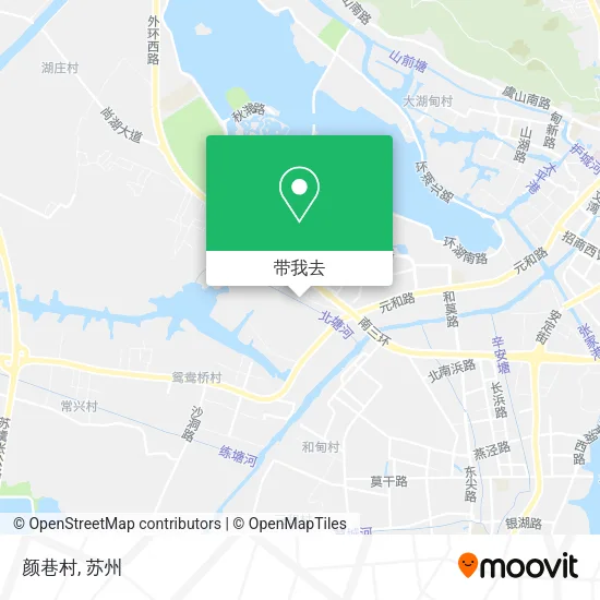 颜巷村地图
