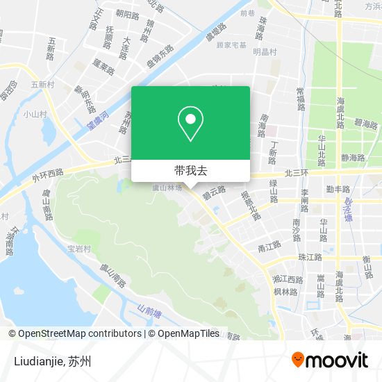Liudianjie地图