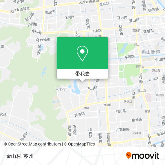 金山村地图