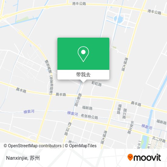 Nanxinjie地图