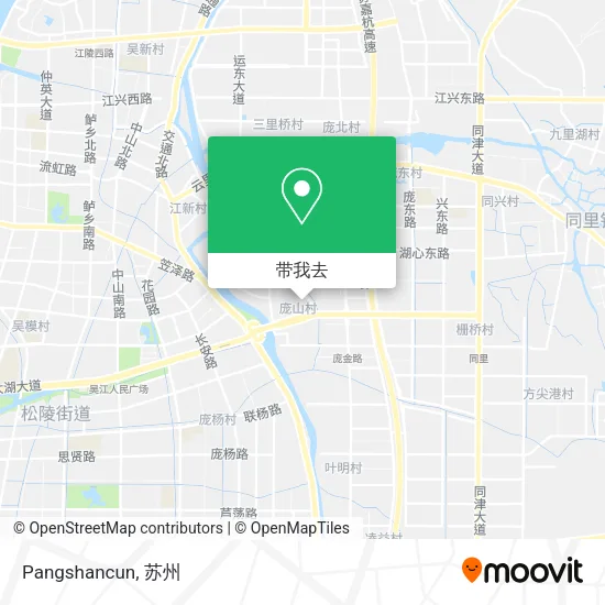 Pangshancun地图