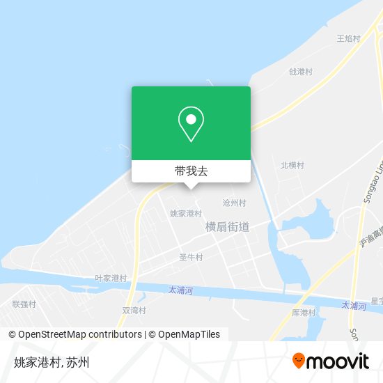 姚家港村地图