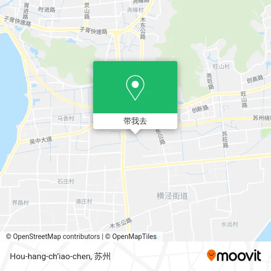 Hou-hang-ch’iao-chen地图