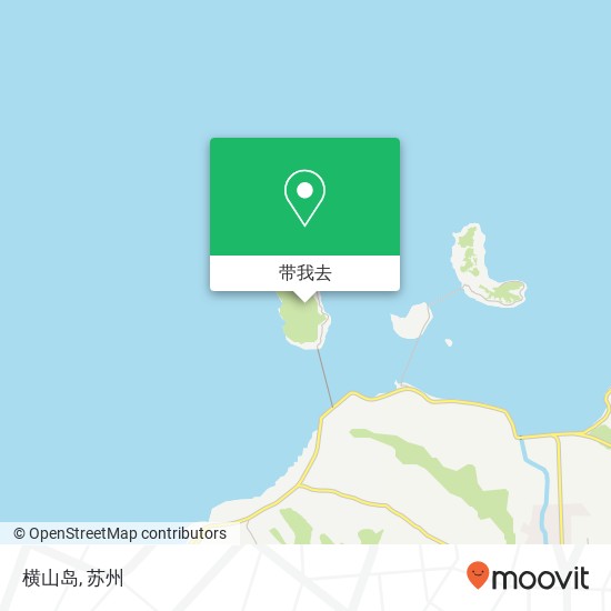 横山岛地图