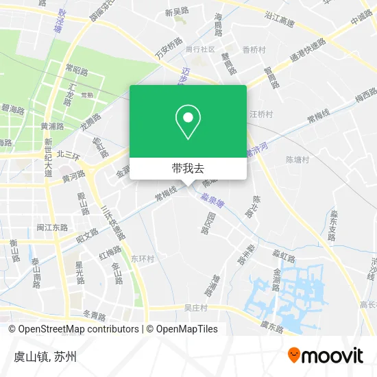虞山镇地图