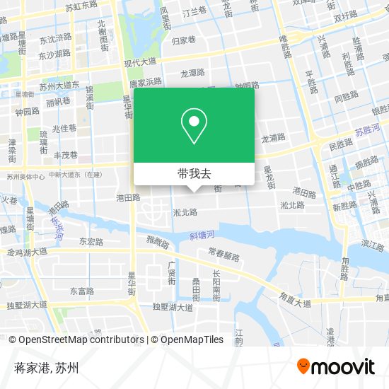 蒋家港地图