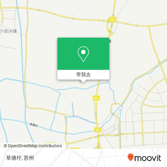 草塘圩地图