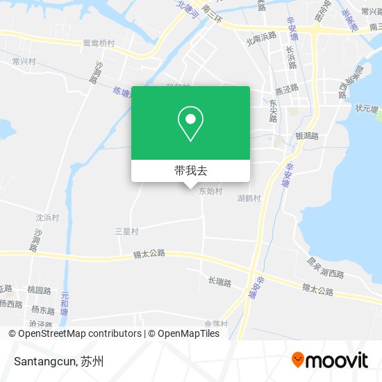 Santangcun地图