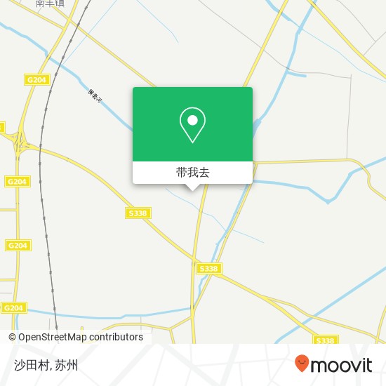 沙田村地图