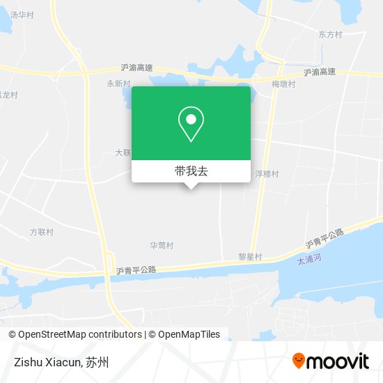 Zishu Xiacun地图