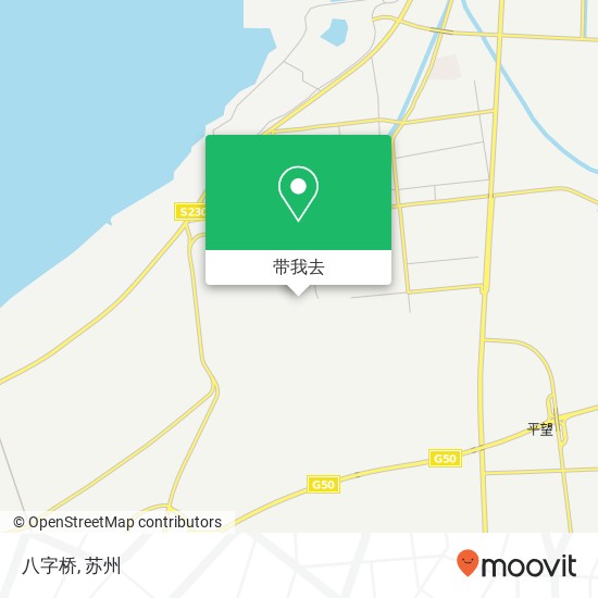 八字桥地图