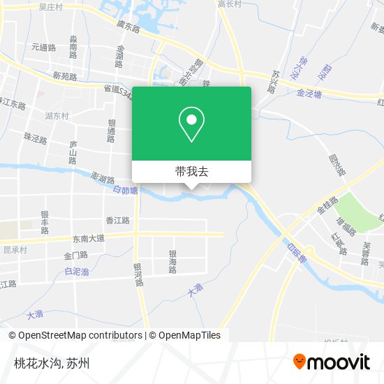 桃花水沟地图