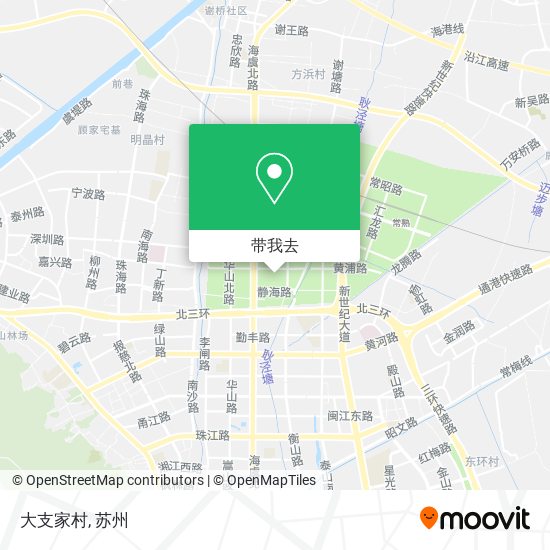 大支家村地图