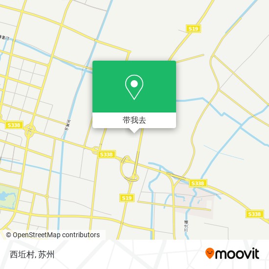 西坵村地图