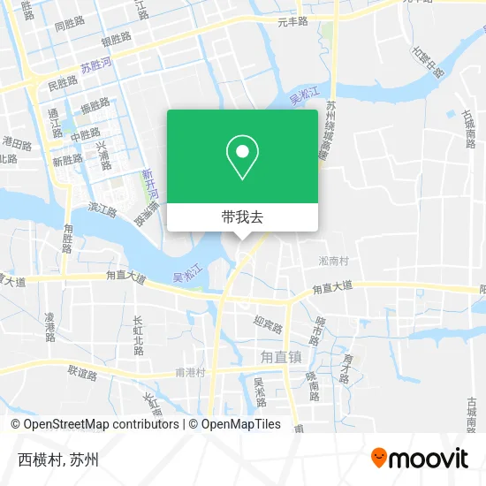 西横村地图