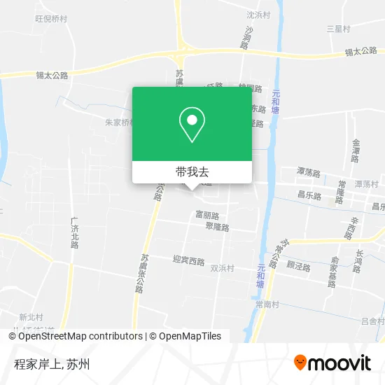 程家岸上地图