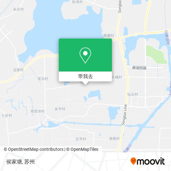 侯家塘地图